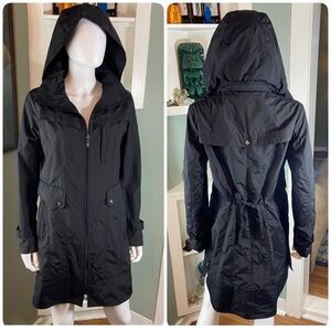 Cole Haan Black Trench Coat